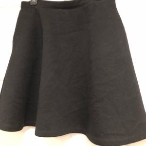 Cynthia Rowley a-line, black, cotton skirt